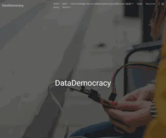 Datademocracy.dk(DataDemocracy) Screenshot