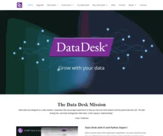Datadesk.com(Data Description Inc) Screenshot