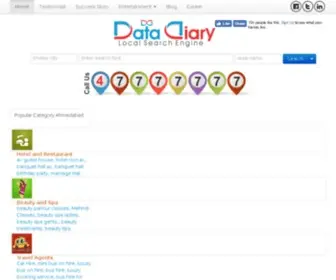 Datadiary.com(Data Diary) Screenshot