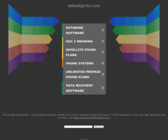 Datadignify.com(Datadignify) Screenshot