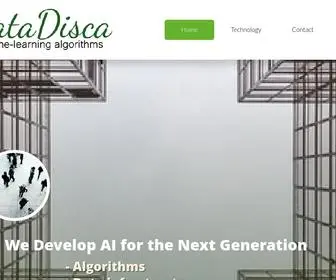 Datadisca.com(The Next Generation AI) Screenshot