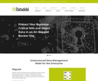 Datadobi.com(NAS Migration Software) Screenshot