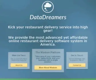 Datadreamers.com(Restaurant Delivery Software) Screenshot