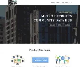 Datadrivendetroit.org(Data Driven Detroit) Screenshot