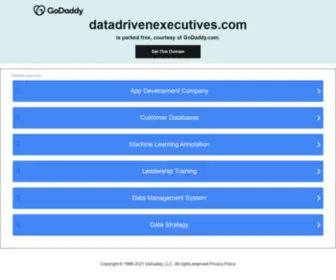 Datadrivenexecutives.com(Data Driven Executives) Screenshot