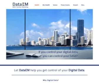 Dataem.com(DATA Enriched Marketing) Screenshot