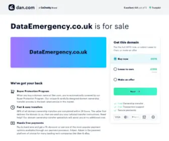 Dataemergency.co.uk(Web Address) Screenshot