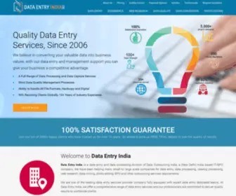 Dataentryindia.biz(Outsource data entry services) Screenshot