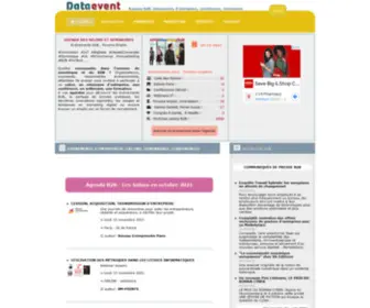 Dataevent.com(Salons) Screenshot