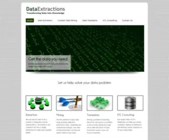 Dataextractions.com(Data Extractions) Screenshot