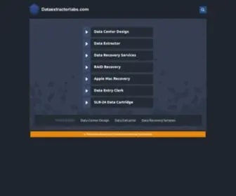 Dataextractorlabs.com(Computer data in the aid of ordinary activities) Screenshot