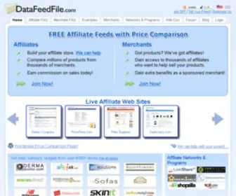 Datafeedfile.com(Affiliate DataFeed File Price Comparison Shopping Script Integration Tool CPA CPC Linkshare Commission Junction ShareASale Data Feed File) Screenshot