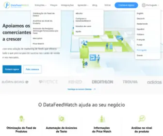 Datafeedwatch.pt(Software de gerenciamento e otimização de feed de dados) Screenshot