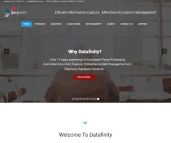 Datafinity.co.za(HOME) Screenshot