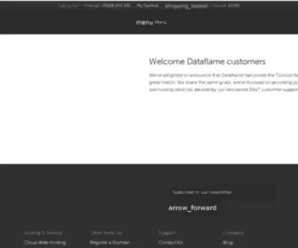 Dataflame.com(Web Hosting) Screenshot