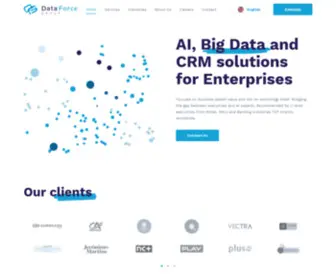 Dataforce.com.ai(AI and Big Data solutions for enterprises) Screenshot