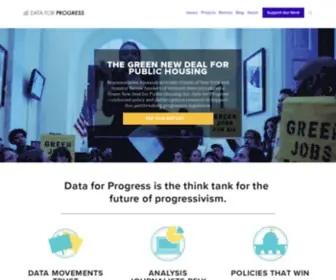 Dataforprogress.org(Data for Progress) Screenshot