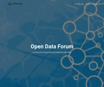 Dataforum.tn(Open Data Forum) Screenshot