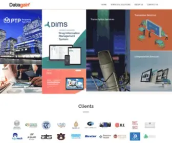 Datagainservices.com(Be it tax automation or tax & appeal management) Screenshot