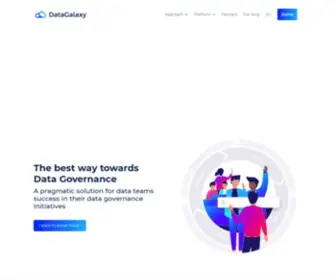 Datagalaxy.com(Le Data Catalog 360° pour la datagovernance) Screenshot