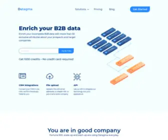 Datagma.com(Find email and enrich your B2B data) Screenshot