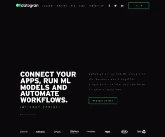 Datagran.io(Create models and automate data workflows with AI) Screenshot