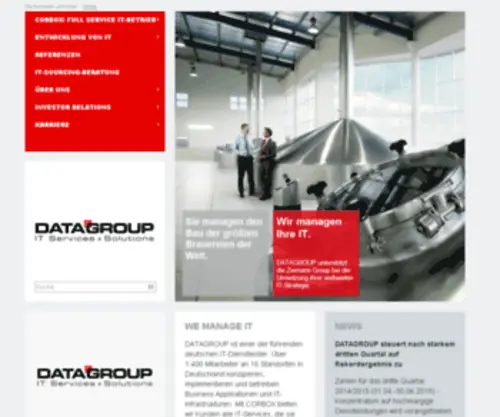 Datagroup-Bremen.de(DATAGROUP Bremen GmbH®) Screenshot