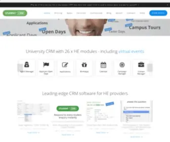 Dataharvesting.com(Student CRM) Screenshot