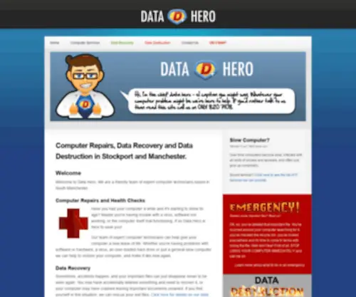 Datahero.co.uk(Data Hero) Screenshot