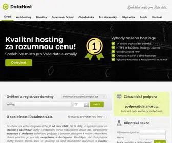 Datahost.cz(Datahost s.r.o) Screenshot