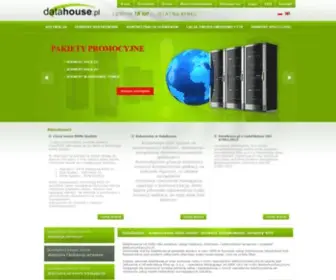 Datahouse.pl(Kolokacja, serwery dedykowane, serwery VPS) Screenshot