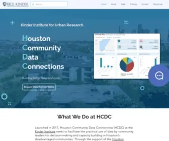 Datahouston.org(Houston Community Data Connections) Screenshot