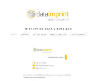 Dataimprint.org(Data imprint) Screenshot