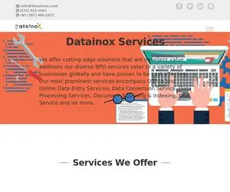 Datainox.com(Outsource data entry services) Screenshot