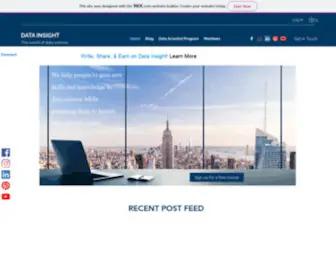 Datainsightonline.com(Data Science for Everyone) Screenshot
