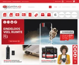 Dataio.nl(SSD's of Apple geheugen kopen) Screenshot