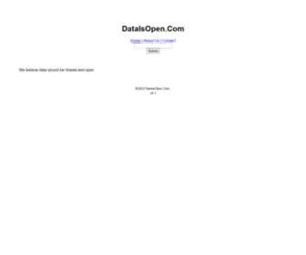 Dataisopen.com(Dataisopen) Screenshot