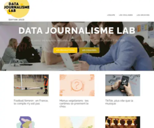 Datajournalismelab.fr(datajournalismelab) Screenshot