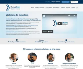 Datakom.co.uk(Business telephone systems) Screenshot