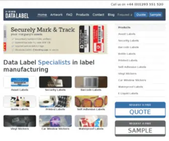 Datalabel.co.uk(Domain parking page) Screenshot