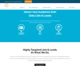 Datalistleader.com(Data List leader) Screenshot