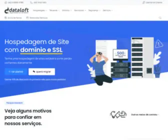 Dataloft.com.br(Hospedagem de Site com domínio e SSL grátis) Screenshot