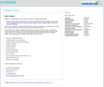 Datalog.co.uk(Datalog) Screenshot