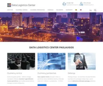 Datalogistics.lt(Bendrovės pagrindinė veikla) Screenshot