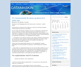 Datamaskin.biz(Velkommen til Norsk datakunnskap Network) Screenshot