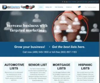 Datamasters.org(Direct Mail Companies) Screenshot