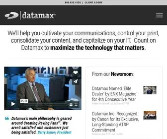 Datamaxtexas.com(Datamax Texas) Screenshot