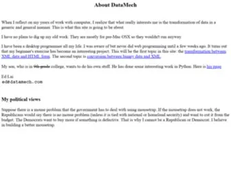 Datamech.com(datamech) Screenshot