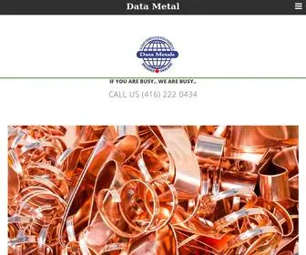 Datametals.com(Data Metal) Screenshot