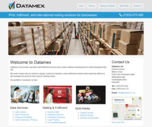 Datamex.co.uk(Datamex Ltd) Screenshot